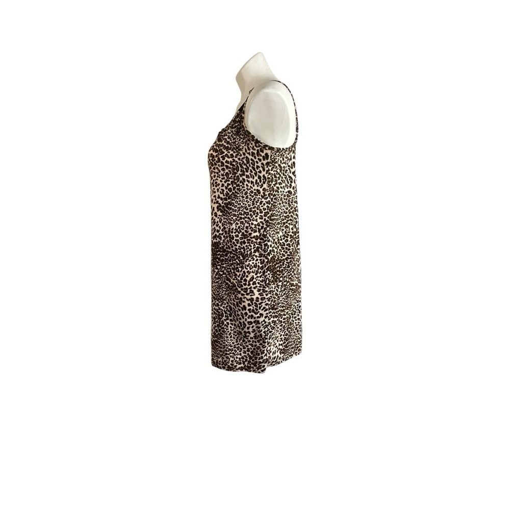 Leopard Print Lace Trim Mini Sleep Chemise - Picture 6 of 11